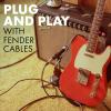 imageFender Professional Series Glow in the Dark Instrument Cable with Limited Lifetime Warranty StraightStraight Green 186ftBlack