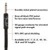 imageFender Professional Series Glow in the Dark Instrument Cable with Limited Lifetime Warranty StraightStraight Green 186ftBlack