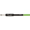 imageFender Professional Series Glow in the Dark Instrument Cable with Limited Lifetime Warranty StraightStraight Green 186ftGreen