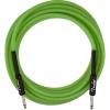imageFender Professional Series Glow in the Dark Instrument Cable with Limited Lifetime Warranty StraightStraight Green 186ftGreen