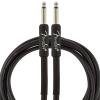 imageFender Professional Series Instrument Cable Guitar Cable Guitar Accessories AngleAngle Black 1ftBlack