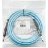 imageFender Professional Series Tweed Instrument Cable Guitar Cable Guitar Accessories StraightStraight Gray 10ftDaphne Blue