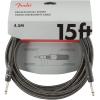 imageFender Professional Series Tweed Instrument Cable Guitar Cable Guitar Accessories StraightStraight Gray 10ftWhite Tweed