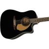 imageFender Redondo Player Acoustic Guitar with 2Year Warranty Jetty Black Walnut FingerboardJetty Black
