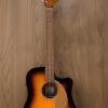 imageFender Redondo Player Acoustic Guitar with 2Year Warranty Natural Walnut FingerboardSunburst