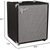 imageFender Rumble 100 V3 1X12 100W Bass Combo Amplifier Bundle with Instrument Cable Amperstand Guitar Cradle Tuner and 24Pack Picks100