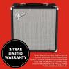 imageFender Rumble 15 V3 Bass Amp for Bass Guitar 15 Watts with 2Year Warranty 6 Inch Speaker with Overdrive Circuit and MidScoop Contour Switch25 Watt