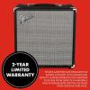 imageFender Rumble 15 V3 Bass Amp for Bass Guitar 15 Watts with 2Year Warranty 6 Inch Speaker with Overdrive Circuit and MidScoop Contour Switch40 Watt