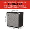 imageFender Rumble 15 V3 Bass Amp for Bass Guitar 15 Watts with 2Year Warranty 6 Inch Speaker with Overdrive Circuit and MidScoop Contour Switch40 Watt