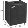 imageFender Rumble 15 V3 Bass Amp for Bass Guitar 15 Watts with 2Year Warranty 6 Inch Speaker with Overdrive Circuit and MidScoop Contour Switch800 Watt
