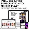 imageFender Squier Debut Series Precision Bass Guitar Beginner Guitar with 2Year Warranty Includes Free Lessons Black with Matte FinishSea Foam Green
