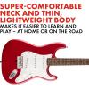 imageFender Squier Debut Series Stratocaster Electric Guitar Beginner Guitar with 2Year Warranty Includes Free Lessons 2Color Sunburst with Matte FinishDakota Red