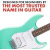 imageFender Squier Debut Series Stratocaster HSS Electric Guitar Beginner Guitar 2Year Warranty Includes Free Lessons Dakota Red with Satin Urethane FinishSea Foam Green