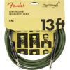 imageFender Strummer Pro Straight to Straight Instrument Cable Guitar Cable Guitar Accessories 13foot Drab Green