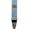 imageFender x Wrangler Riveted Denim Guitar StrapLight Indigo