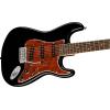 imageSquier Affinity Series Stratocaster Packs Electric Guitar Charcoal Frost Metallic Laurel FingerboardBlack w Tortoise Shell