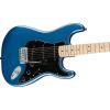 imageSquier Affinity Series Stratocaster Packs Electric Guitar Charcoal Frost Metallic Laurel FingerboardLake Placid Blue