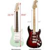 imageSquier Mini Stratocaster Electric Guitar with 2Year Warranty Black Laurel FingerboardSurf Green