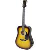 imageSquier by Fender Acoustic Guitar with 2Year Warranty Dreadnought with Maple Fingerboard Glossed Natural Finish Mahogany Back and Side Mahogany Neck SA150 ModelSunburst