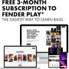 imageSquier by Fender Bass Guitar Kit with 2Year Warranty Laurel Fingerboard Black Poplar Body Includes Rumble 15G Amp Padded Guitar Bag Cable Guitar Strap and More