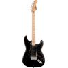 imageSquire Sonic Stratocaster Electric Guitar Tahitian Coral Maple Fingerboard White PickguardBlack HSS Bridge and Pickups