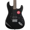 imageSquire Sonic Stratocaster Electric Guitar Tahitian Coral Maple Fingerboard White PickguardBlack HT H Bridge and Pickups