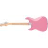 imageSquire Sonic Stratocaster Electric Guitar Tahitian Coral Maple Fingerboard White PickguardFlash Pink