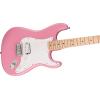 imageSquire Sonic Stratocaster Electric Guitar Tahitian Coral Maple Fingerboard White PickguardFlash Pink