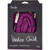 imageFender 30 Feet Hendrix Voodoo Child Cable  Purple Straight to AngledPurple