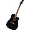 imageFender California Debut Redondo CE Series Acoustic Guitar Beginner Guitar 2Year Warranty Includes BuiltIn Tuner NaturalBlack