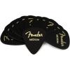 imageFender Classic Celluloid Guitar Picks Shape Medley Guitar Accessories Tortoise Shell Medium 8PackBlack