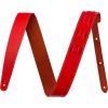 imageFender Essentials Economy Leather Guitar Strap Guitar Accessories Adjustable from 445quot to 53quot BrownRed