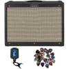 imageFender Hot Rod Deluxe IV Guitar Amplifier Black Bundle with Instrument Cable Amperstand Guitar Cradle Tuner and Austin Bazaar Exclusive 24Pack PicksBundle w Tuner