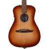 imageFender Malibu Player Acoustic Electric Guitar Natural Walnut FingerboardAged Cognac Burst
