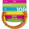 imageFender MonoNeon Instrument Cable StraightAngle OrangeYellow Tweed 10ft