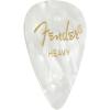 imageFender Premium Celluloid Guitar Picks 351 Shape Green Moto Heavy 144PackWhite Moto