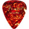 imageFender Premium Celluloid Guitar Picks 351 Shape Guitar Accessories Green Moto Medium 12PackTortoise Shell