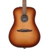 imageFender Redondo Player Acoustic Guitar with 2Year Warranty Natural Walnut FingerboardAged Cognac Burst