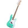 imageFender Squier Debut Series Precision Bass Guitar Beginner Guitar with 2Year Warranty Includes Free Lessons Black with Matte FinishSea Foam Green