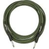 imageFender Strummer Pro Straight to Straight Instrument Cable Guitar Cable Guitar Accessories 13foot Drab Green