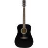 imageSquier by Fender Acoustic Guitar with 2Year Warranty Dreadnought with Maple Fingerboard Glossed Natural Finish Mahogany Back and Side Mahogany Neck SA150 ModelBlack