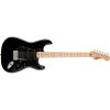 imageSquire Sonic Stratocaster Electric Guitar Tahitian Coral Maple Fingerboard White PickguardBlack HSS Bridge and Pickups