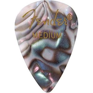 imageFender 0980351805 Shape Premium Picks 12 Pack for electric guitar acoustic guitar mandolin and bassAbalone