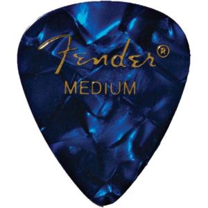 imageFender 0980351805 Shape Premium Picks 12 Pack for electric guitar acoustic guitar mandolin and bassBlue Moto