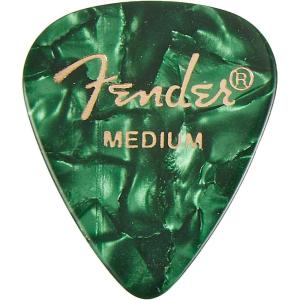 imageFender 0980351805 Shape Premium Picks 12 Pack for electric guitar acoustic guitar mandolin and bassGreen Moto