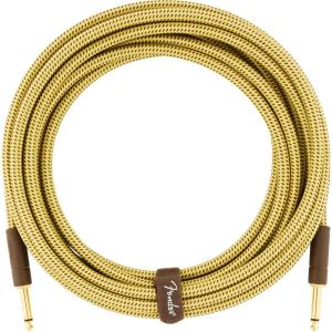 imageFender 10Foot Original Instrument Cable Compatible with Modem StraightStraight Black  1 PackTweed