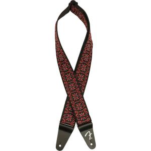 imageFender 2quot Pasadena Woven StrapLattice Red