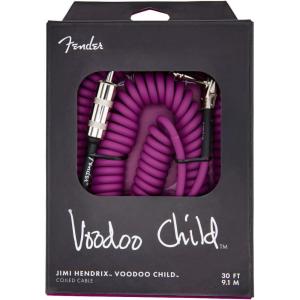 imageFender 30 Feet Hendrix Voodoo Child Cable  Purple Straight to AngledPurple