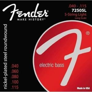 imageFender 7250 Bass Strings Nickel Plated Steel Roundwound Long Scale 7250ML 0451005String Light  40115