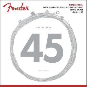 imageFender 7250 Bass Strings Nickel Plated Steel Roundwound Long Scale 7250ML 0451005String Medium  45125